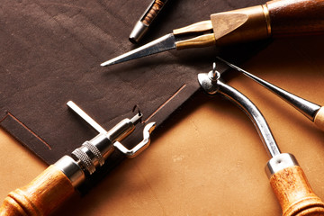 Leather crafting tools