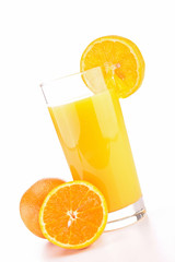 isolated orange juice