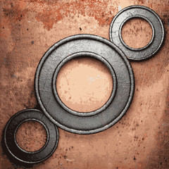Old metal background