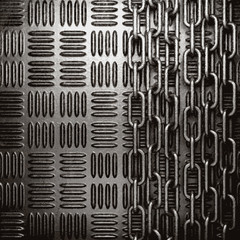metal on wall background