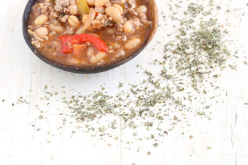 Weiße Bohnensuppe