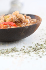 Weiße Bohnensuppe