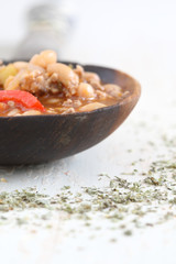 Weiße Bohnensuppe