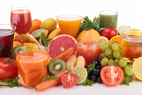 fruit and vegetable juice