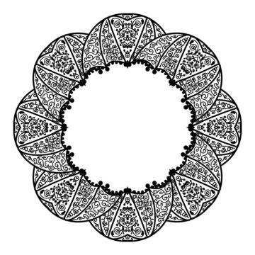 Abstract frame design