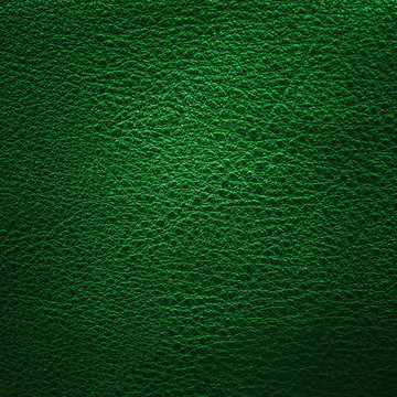 Green leather