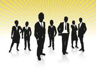 business people background