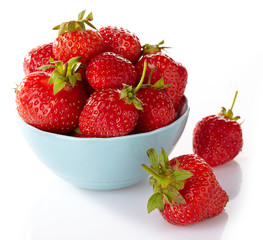 Bowl of fresh strawberries