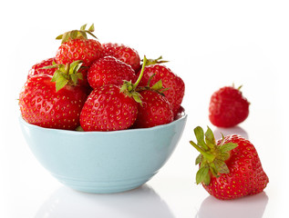 Bowl of fresh strawberries