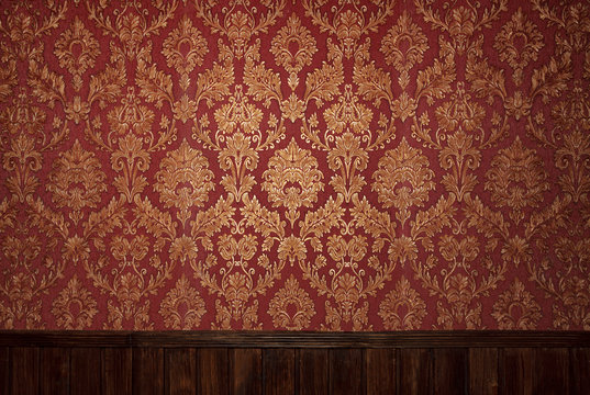 Red retro interior