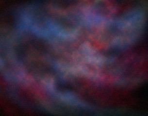 Obraz premium Space background with nebula.
