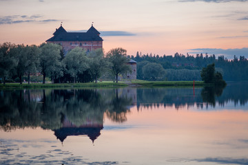 Obraz premium Castle After the Sunset