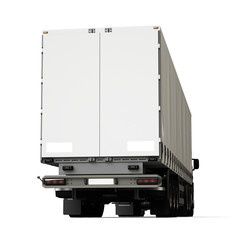 Truck trailer rear