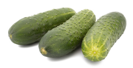 Cucumber isolated on white background