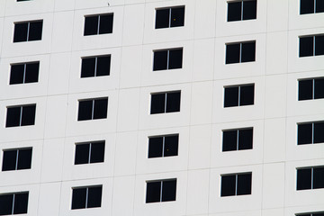 Fototapeta premium Exterior of luxury building hotel with modern architecture