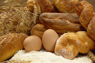 Tasty fresh crunchy bread