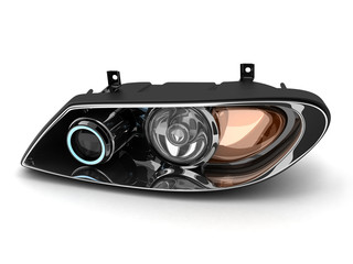 Headlight car © Vlad Kochelaevskiy