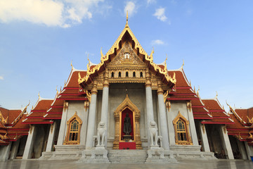 Naklejka premium Wat Benchamabophit, bangkok, thailand