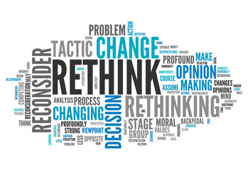 Word Cloud "Rethink"
