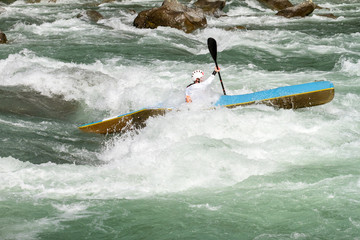 rapide in canoa