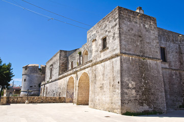 Fototapeta na wymiar Castle of Andrano. Puglia. Włochy.