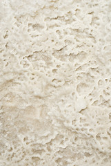Dead Sea salt natural mineral formation at the Dead Sea, Israel.