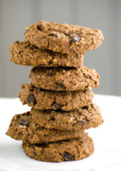 Stack of Oatmeal Cookies