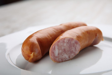 Delicious smoked sausage