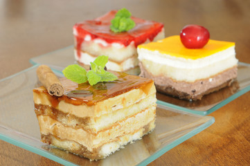 desserts and assorted sweets
