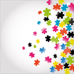 Puzzle Colorful Background