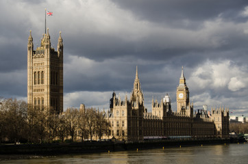 Fototapeta na wymiar Storm Clouds over Westminster