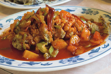 Deep Fried Whole Fish with Sweet and Sour Sauce