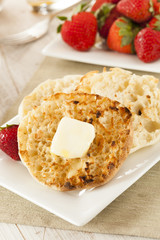 Organic Whole Wheat English Muffins