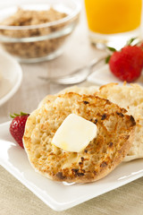 Organic Whole Wheat English Muffins