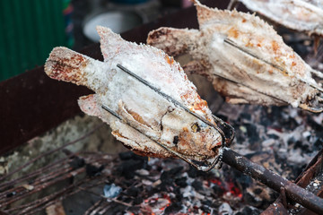 Grilled fish