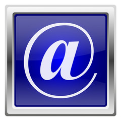 Obraz premium Blue shiny icon