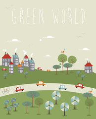 Go green World design