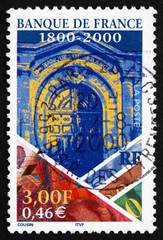 Postage stamp France 2000 Bank of France