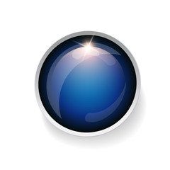 colorful circle button on white