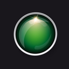 colorful circle button on white