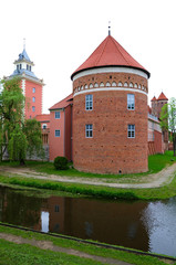 Castles turret in Lidzbark Wawminski
