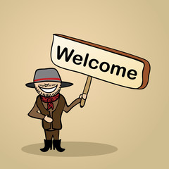 Greetings/welcome to australia  people design