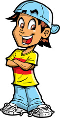 Boy With Arms Crossed