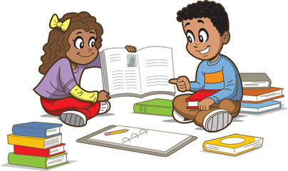 Children With Books