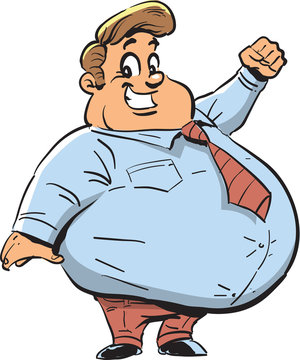 Fat Man Cartoon Images – Browse 18,348 Stock Photos, Vectors ...