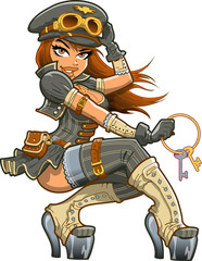 Sexy Steampunk Aviator © KennyK.com
