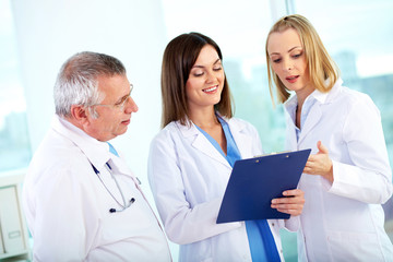 Fototapeta premium Medical discussion