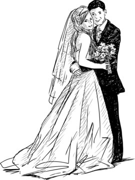 Wedding Sketch by LittleSeaSparrow on DeviantArt
