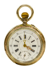 French Antique Gold Pocket Watch