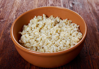 boiled pearl barley